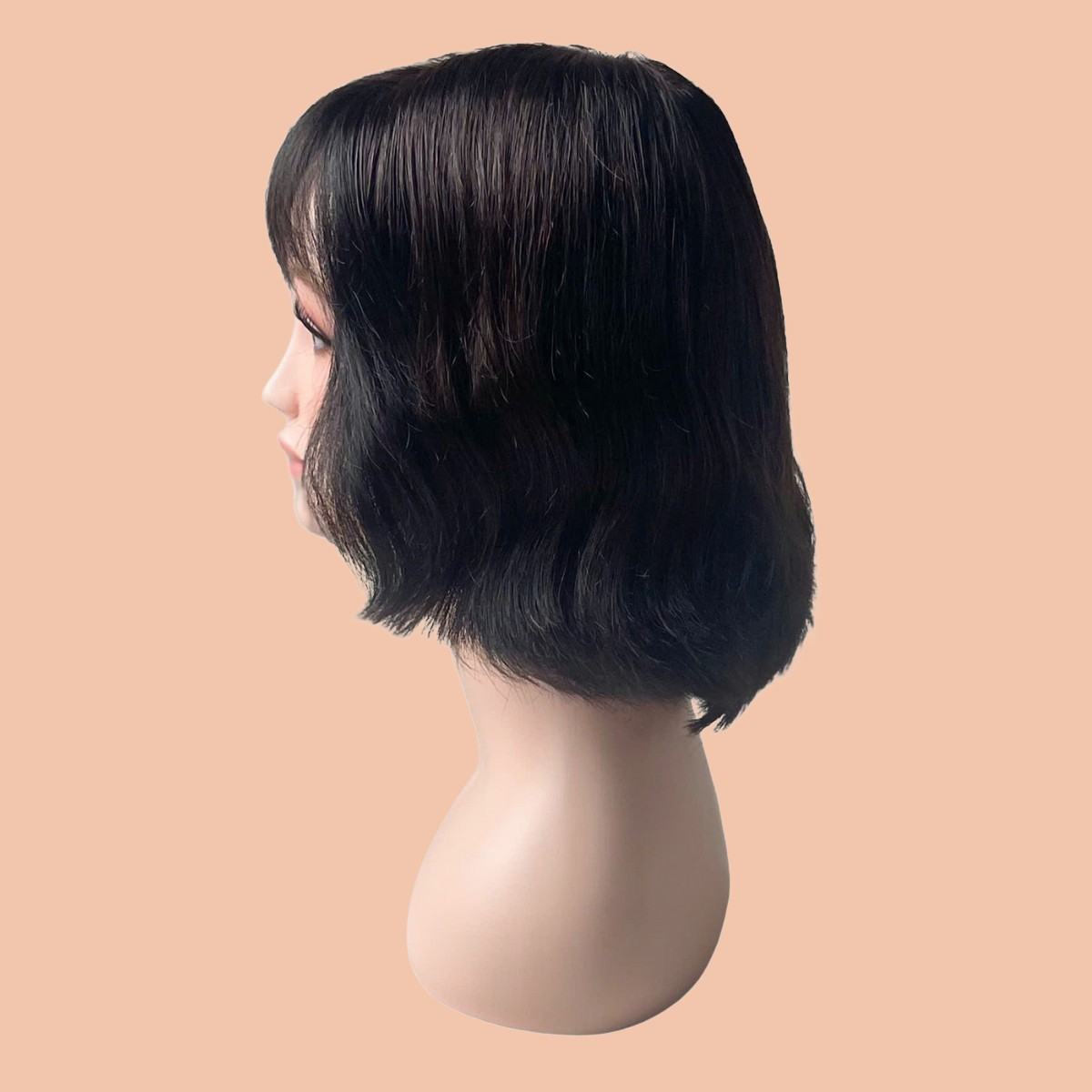 Women's Wig with 4D Scalp, Lightly Curled Real Hair in a Youthful Style | Haircut 09 Lisa - Image 4