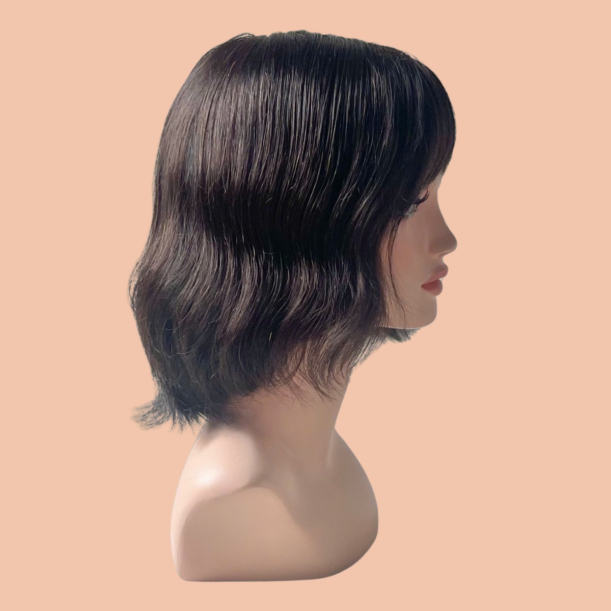 Women's Wig with 4D Scalp, Lightly Curled Real Hair in a Youthful Style | Haircut 09 Lisa - Image 3