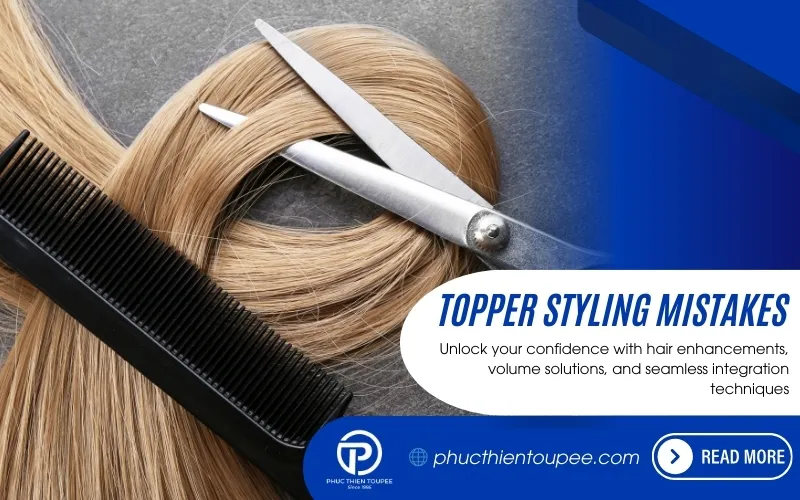 3 Human Hair Topper Styling Mistakes to Avoid