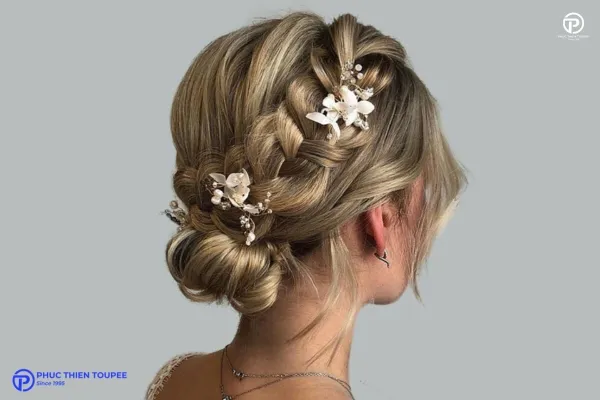 Braided Updo Romantic Texture and Intricacy